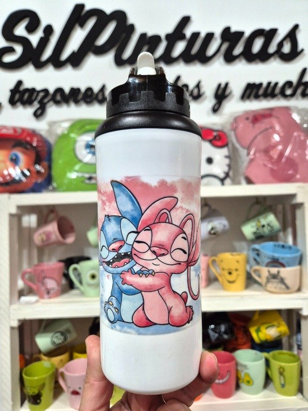 Producto - Botella térmica Stitch y Angel