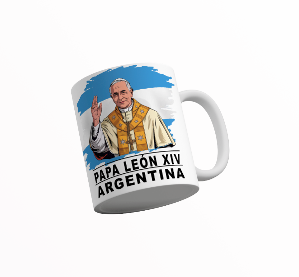 Producto - Taza Personalizad Papa León XIV Argentina #9 - 4