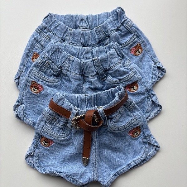 Producto - Short Mom bordado Osito línea bebas - 0