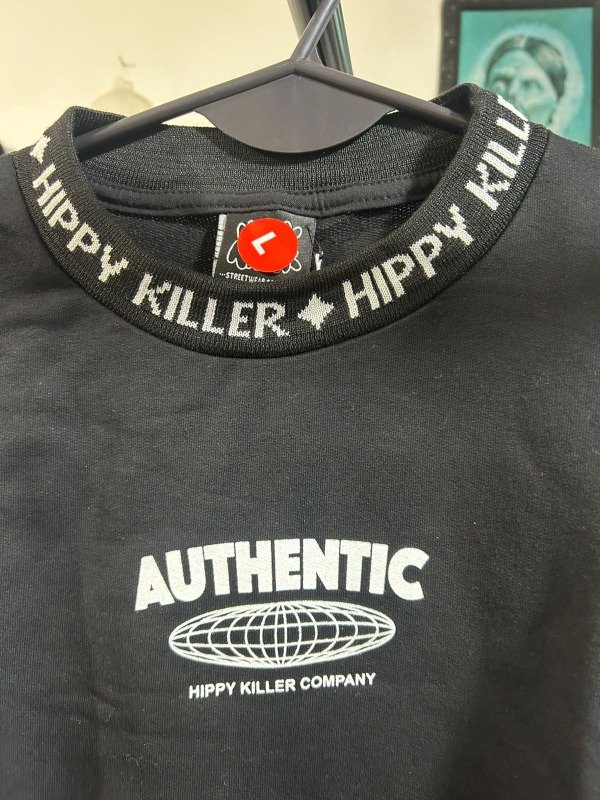 Producto - BUZO BOXY LIVIANO CUELLO TEJIDO hippy killer
