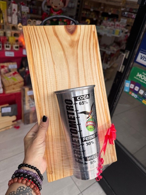 Producto - Tabla + vaso fernetero