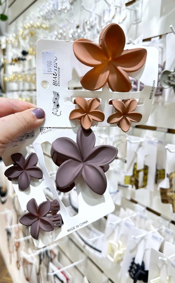 Producto - Set broches flor