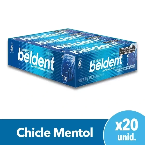 Producto - BELDENT MENTOL X20
