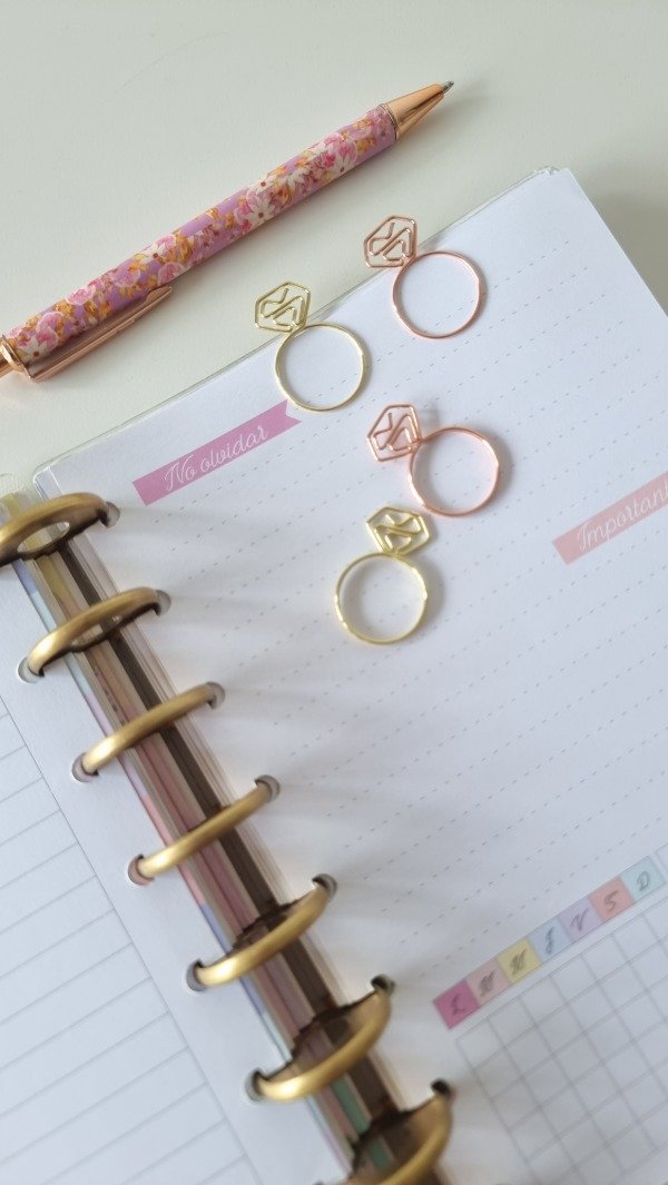 Producto - Clips para papel ANILLO DIAMANTE