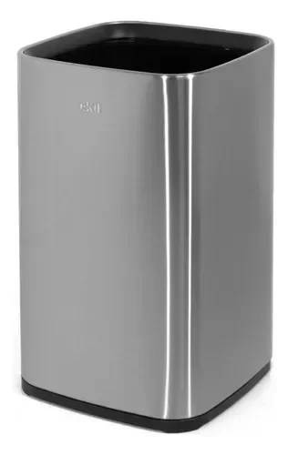 Producto - Cesto Residuos Eko Laguna Open Top Matt Steel 7 L