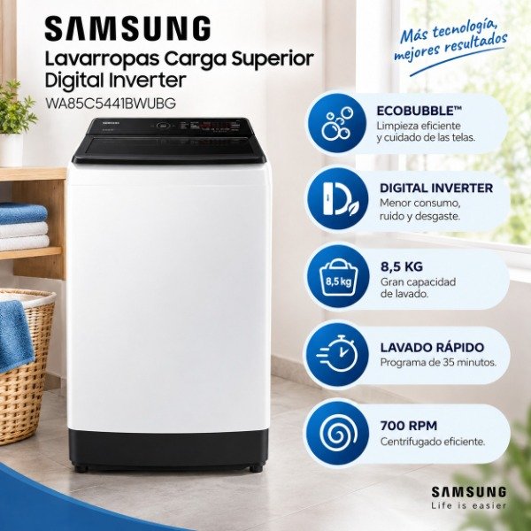 Producto - AVARROPA CARAGA SUPERIOR SAMSUNG 8.5KG