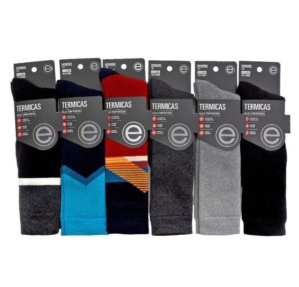 Producto - MEDIAS TERMICAS ELEMENTO DE HOMBRE PACK X 12