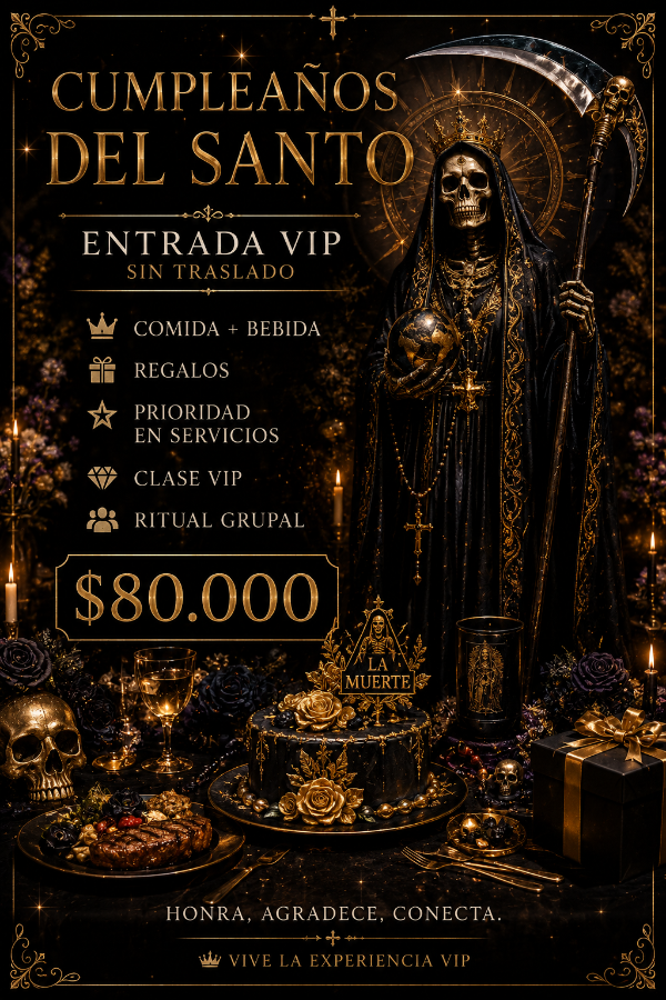 Producto - Cumpleaños del santo entrada VIP sin traslado