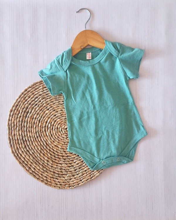 Producto - Body Algodón Jersey Turquesa MC