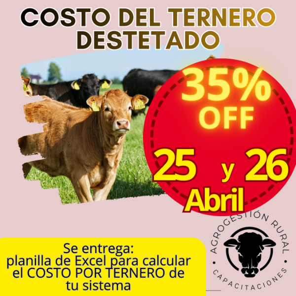Producto - Taller Online: Costo del Ternero