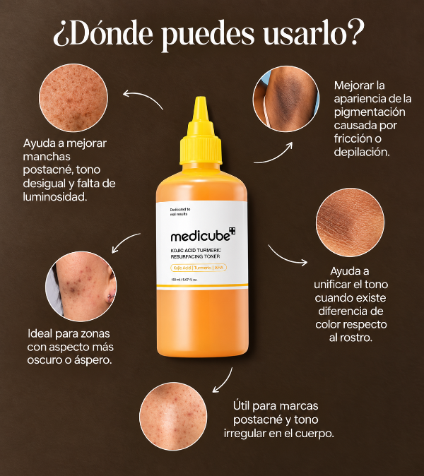 Producto - Medicube Tónico Ácido Kójico y Cúrcuma Despigmentante 250ml - 1