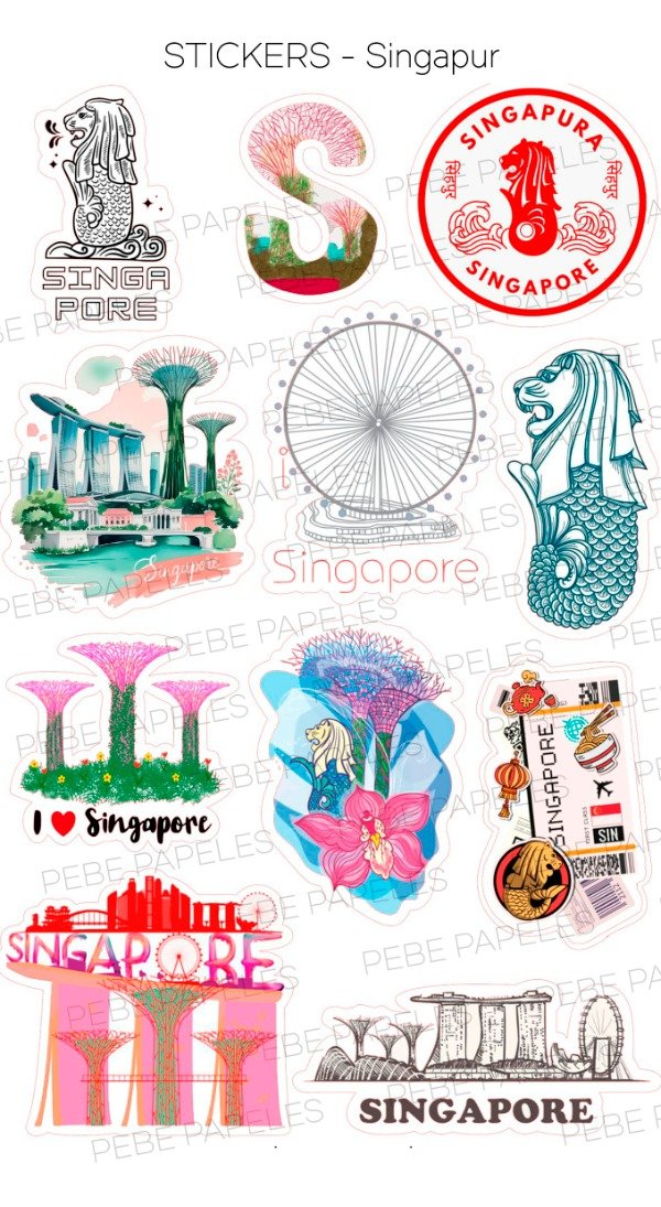 Producto - Stickers Singapur