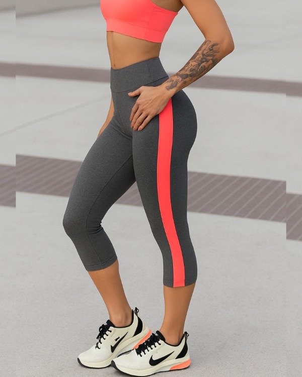 Producto - CAPRI EBEL BICOLOR COMBINADO. Negro/Gris/Rosa fluo