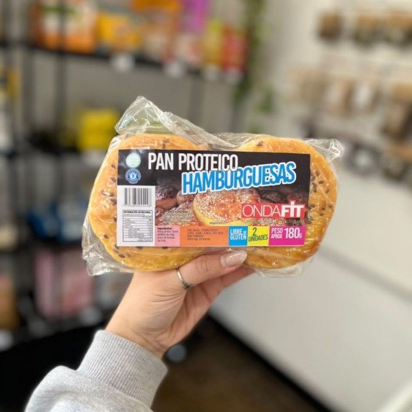 Producto - Pan de hamburguesa -ONDA FIT- con proteina x 2unid