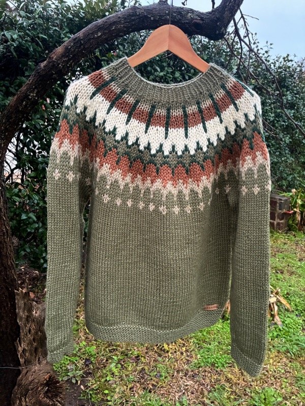 Producto - Sweater base verde Merino