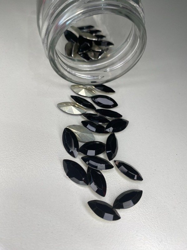 Producto - Navette Resina Negro x6 unid