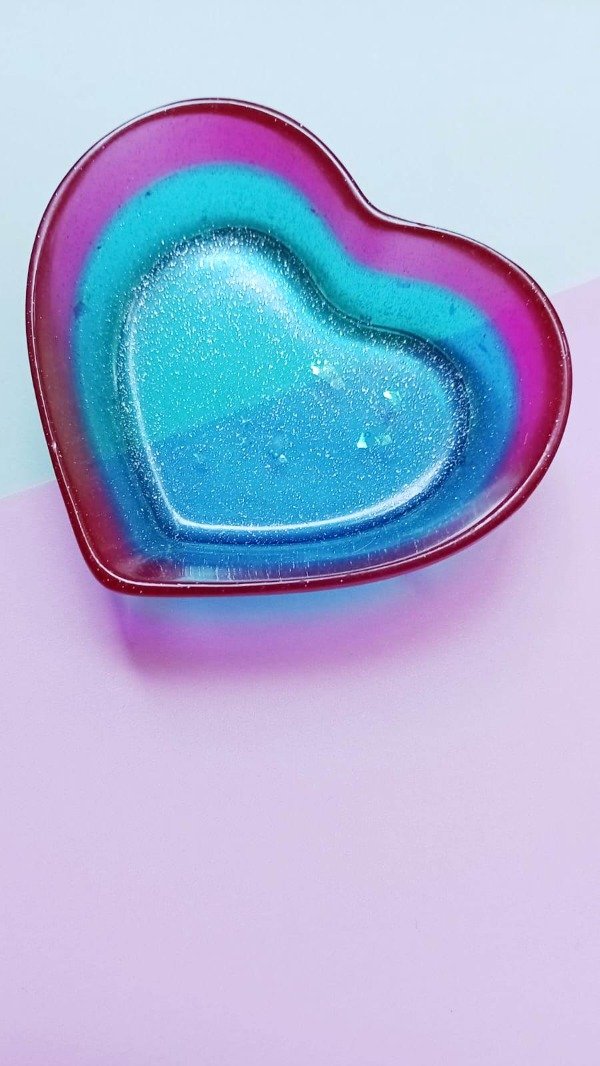 Producto - Potecito corazón - dúo (fucsia y aqua)