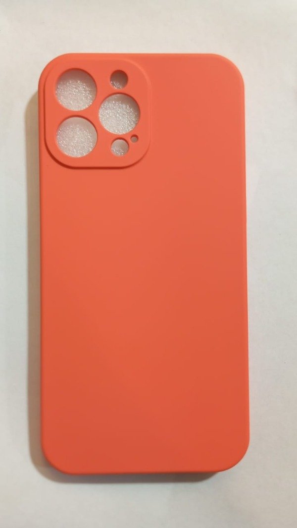 Producto - Funda Silicone Case Naranja para iPhone 13 Pro Max