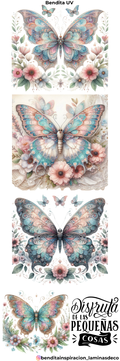 Producto - Bendita UV 002 Mariposas