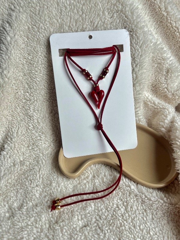 Producto - Choker gamuza mini cora - bordo