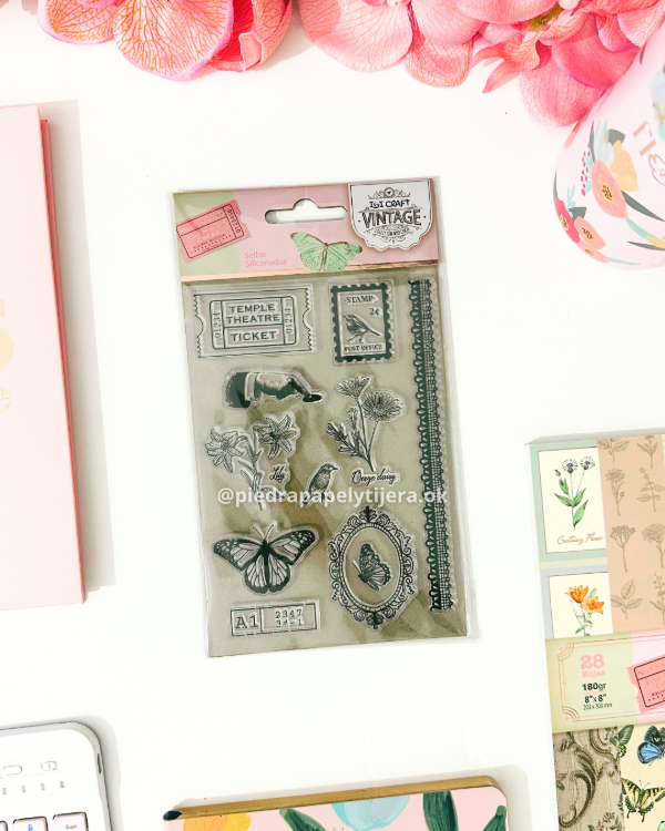 Producto - sello siliconado cristal vintage