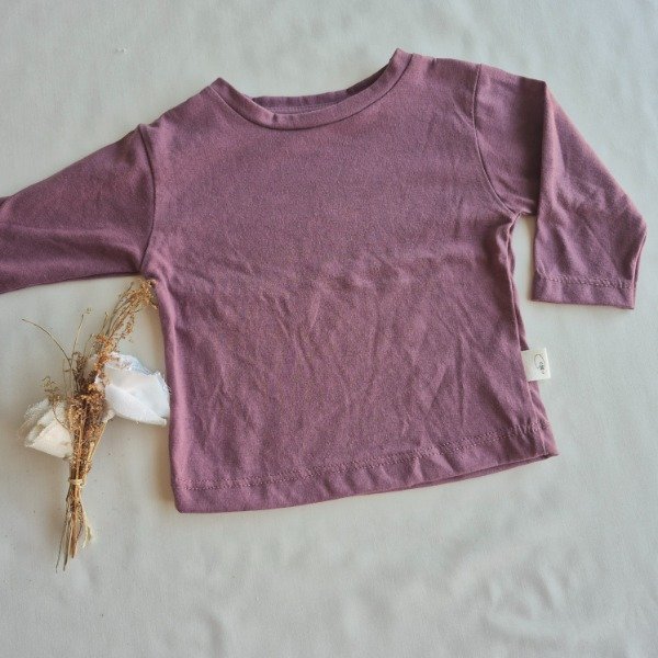 Producto - Remera ML lisa magenta