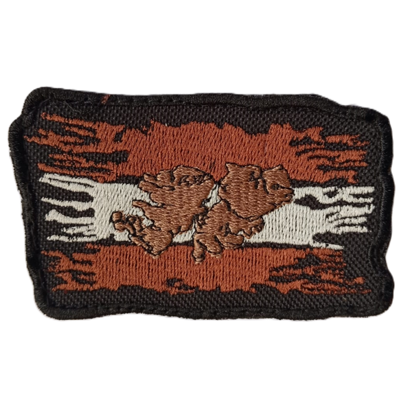 Producto - Parche Bordado Bandera Malvinas Rota Marron