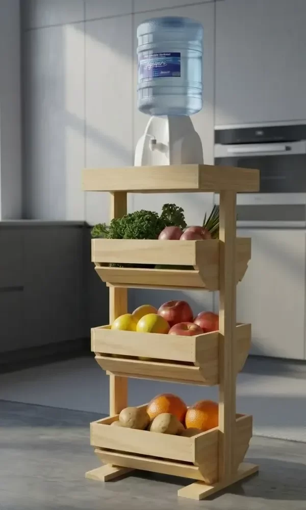 Producto - Dispensero Verdulero con tapa x3 - 0