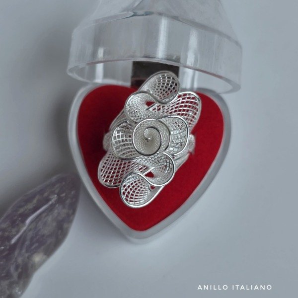 Producto - Anillo italiano rosa - 0