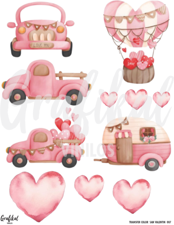 Producto - Transfer Color Dia de los Enamorados 007
