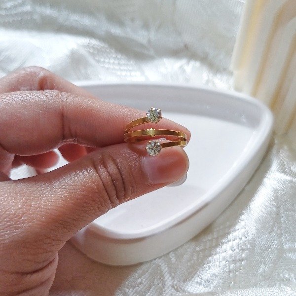 Producto - ANILLO LEA (T.17) AC. DORADO