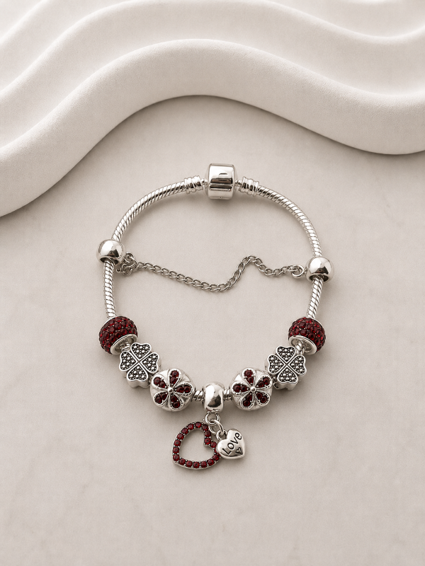 Producto - PULSERA PANDORA ROJA 0196