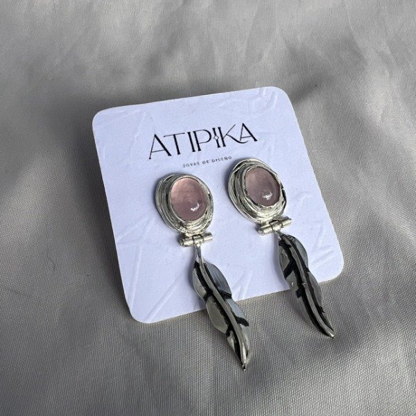 Producto - AROS DE DISEÑO CUARZO ROSA