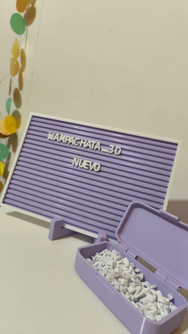 Producto - CARTEL CON LETRAS (Elegí el color!)