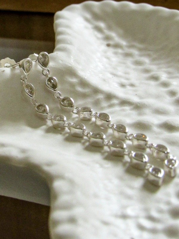 Producto - Aros Pasantes Tira de Cubics