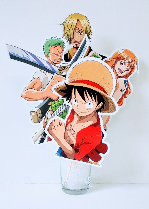 Producto - One Piece Cake Toppers Grandes - Adorno Para Tortas