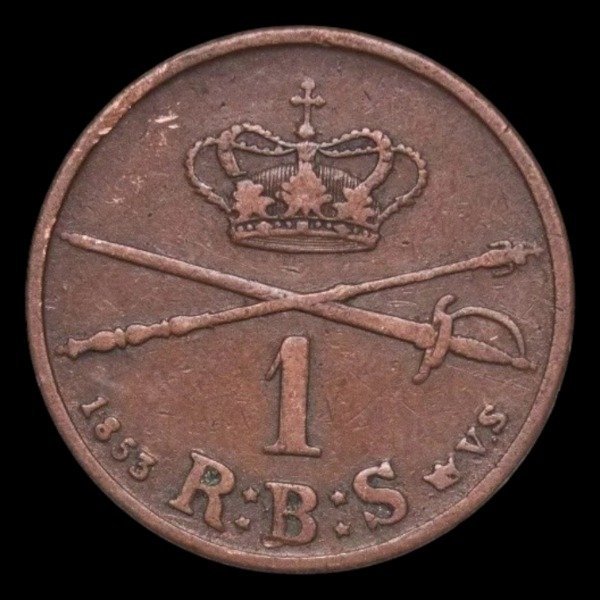 Producto - Dinamarca (1853) 1 Rigsbank - KM#756