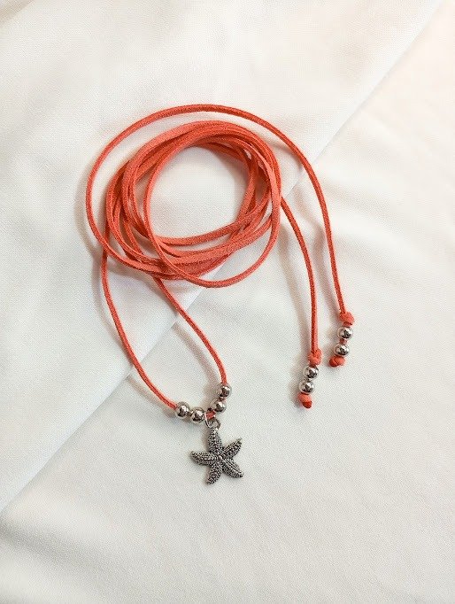 Producto - Choker lazo salmón estrella de mar
