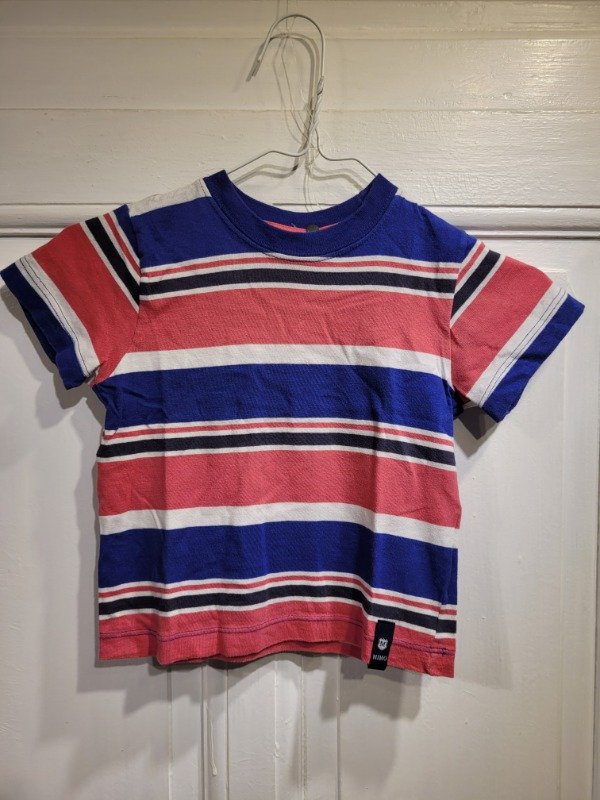 Producto - Remera MIMO rayada violeta blanco y rosa Talle 3 años - PRECIO: 6X