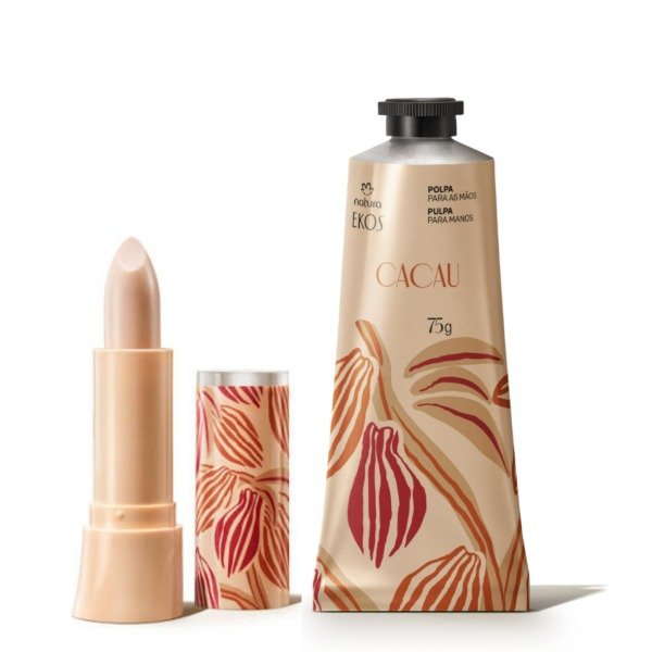 Producto - Kit de caco, bálsamo labial hidratante + hidratante de manos 75g