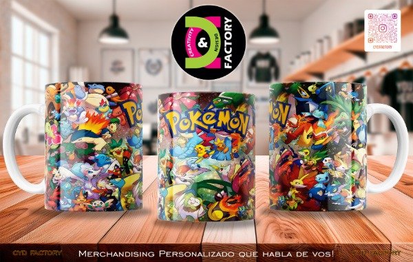 Producto - Taza - Anime - Pokemon - TZ-RT-BL-11OZ-11-ANM-PKM