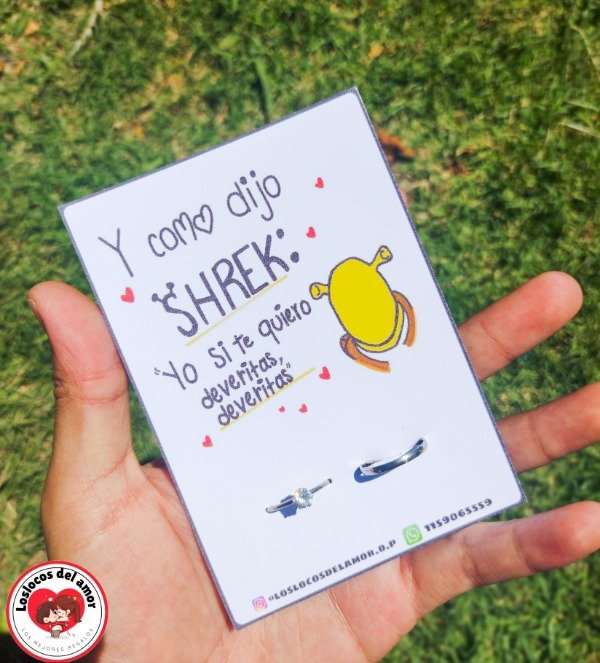 Producto - Anillos de shrek