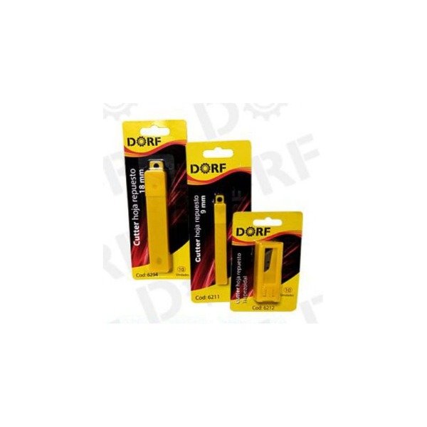 Producto - 6212   CUTTER REPUESTO TRAPEZOIDAL Bx10