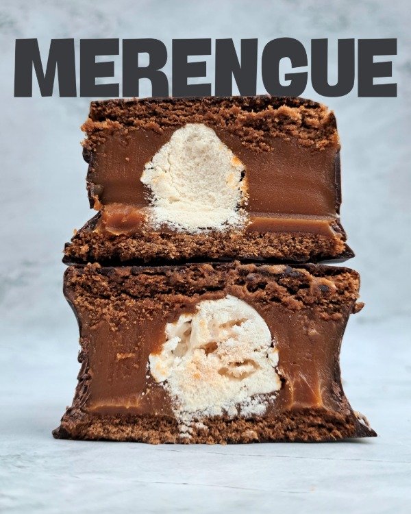 Producto - Caja de Alfajores Artesanales de Merengue con Dulce de Leche y Chocolate Negro
