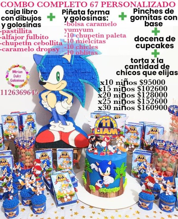 Producto - Combo completo 67 Sonic