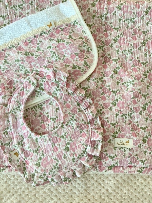 Producto - Box baby cotton liberty rosa
