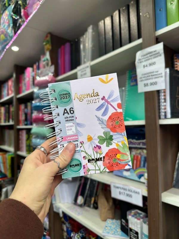 Producto - Agenda A6 Lavanda 2 Diaria Rome 2027 - 0