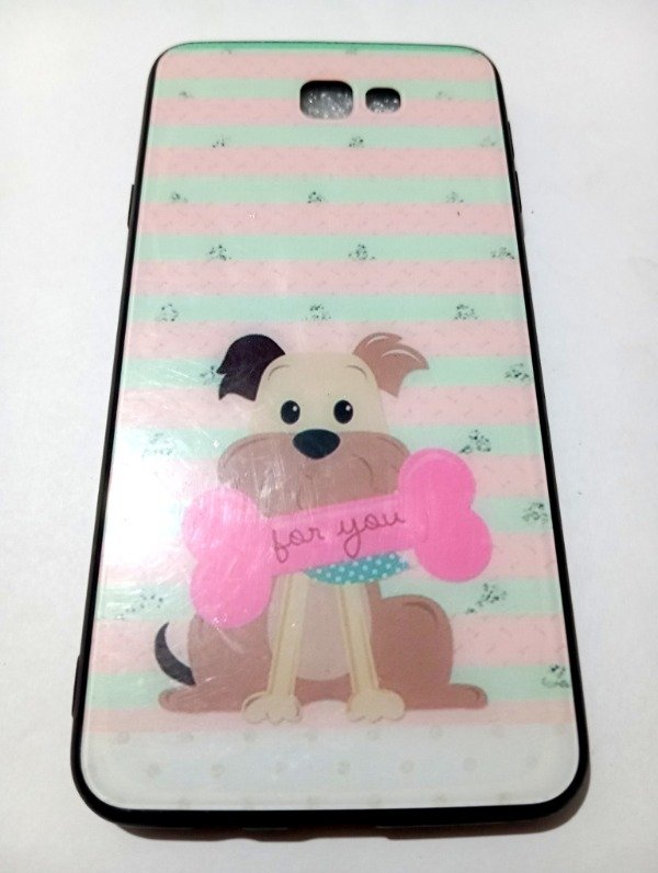 Producto - Funda brillante Perrito para Samsung J7 Prime