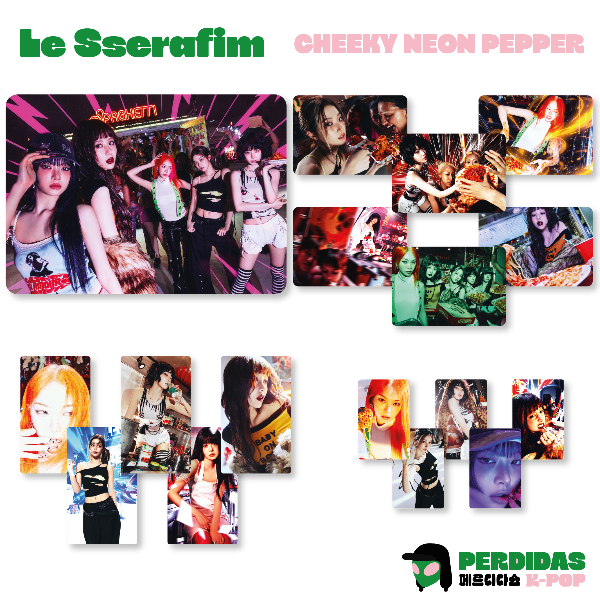 Producto - Combo LE SSERAFIM - CHEEKY NEON PEPPER
