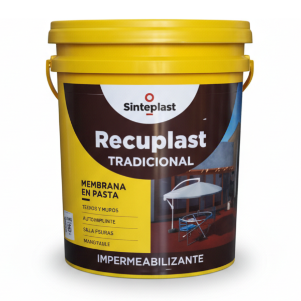 Producto - 20 Lt Recuplast Tradicional Techos y Muros